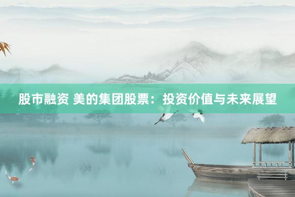股市融资 美的集团股票：投资价值与未来展望