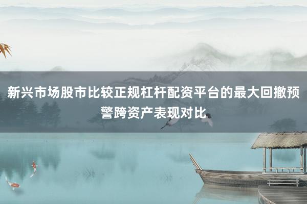 新兴市场股市比较正规杠杆配资平台的最大回撤预警跨资产表现对比