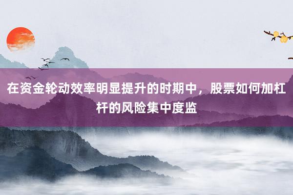 在资金轮动效率明显提升的时期中，股票如何加杠杆的风险集中度监